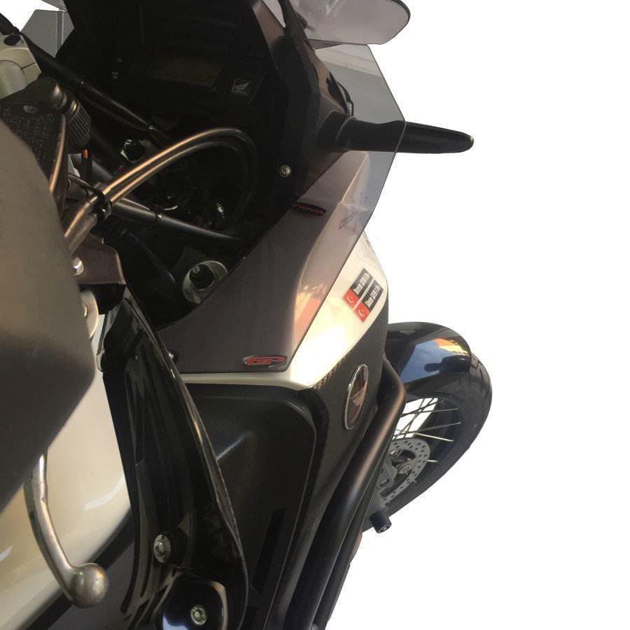 Honda VFR 1200X Crosstourer dark smoke 16-20 side wind deflector pair set