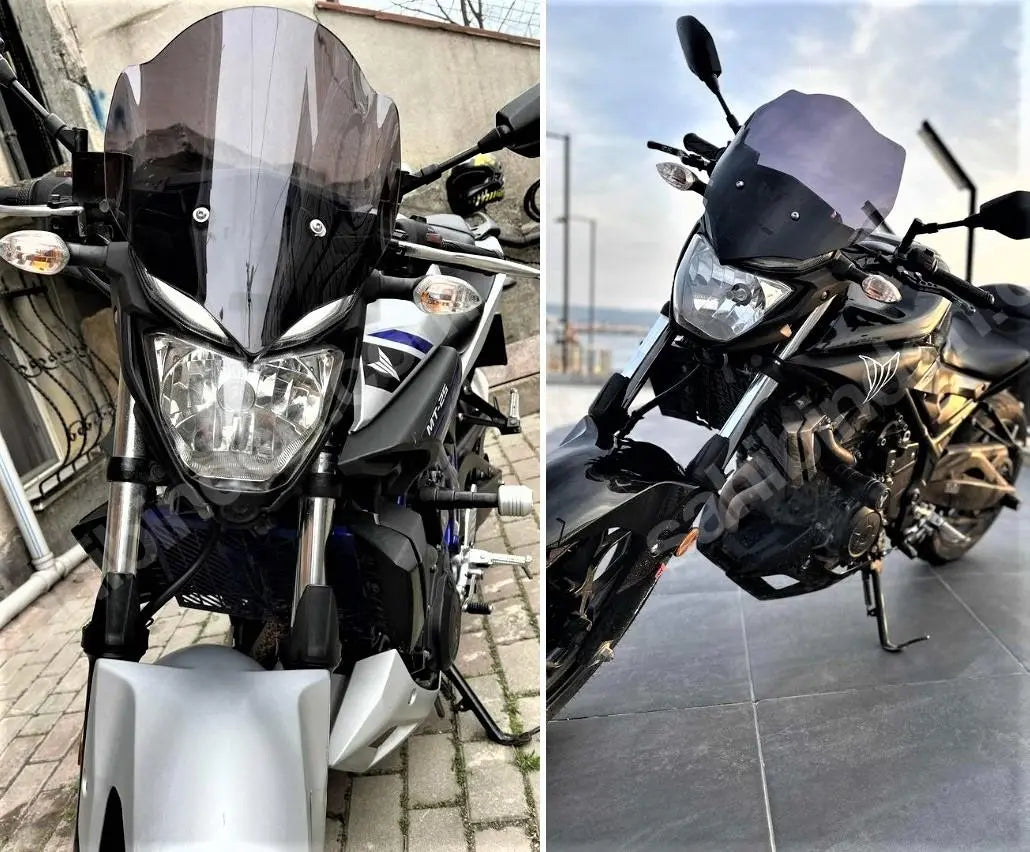 Yamaha MT 03 MT03 windscreen smoke 2016-2019