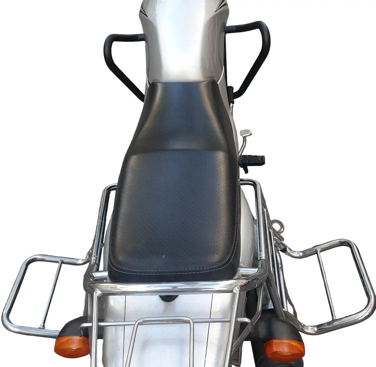 YAMAHA YBR 125 pannier racks chrome coated 2005-2010