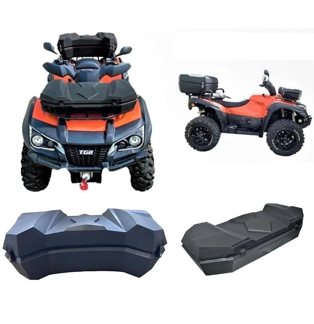 QUAD ATV CARGO BOXES' REAR AND FRONT TRUNKS PAIR X2 BOX