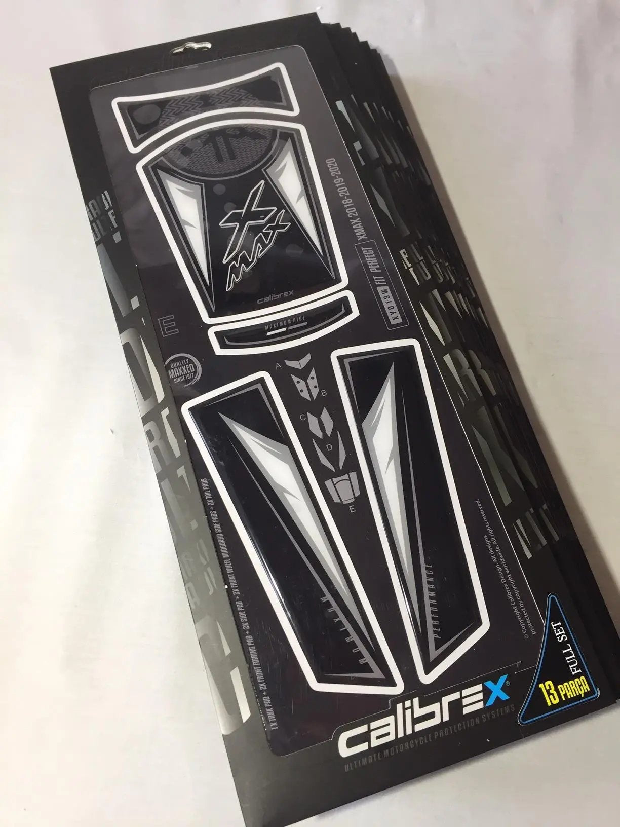 YAMAHA X-MAX FAIRING PROTECTIONS BLACK 3-D SET 2018-2022