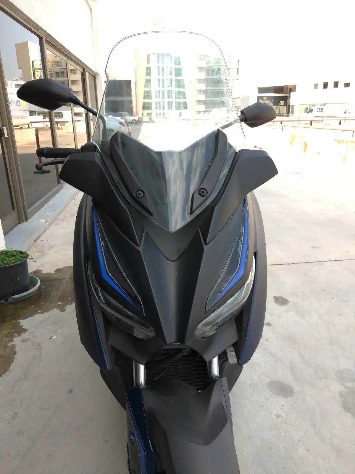 YAMAHA X-MAX FAIRING PROTECTIONS BLUE 3-D SET 2018-2022