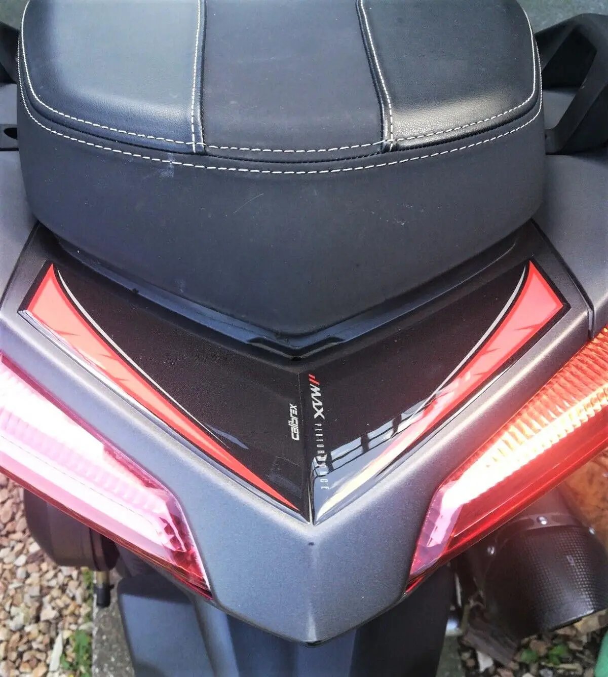 YAMAHA X-MAX FAIRING PROTECTIONS RED 3-D SET 2018-2022