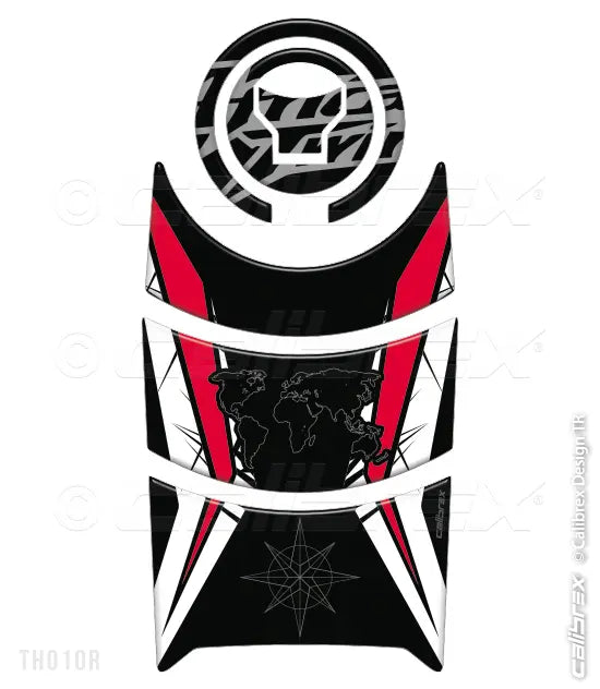 Afrıca Twın 1000l Tank Pad Protector Red/Black