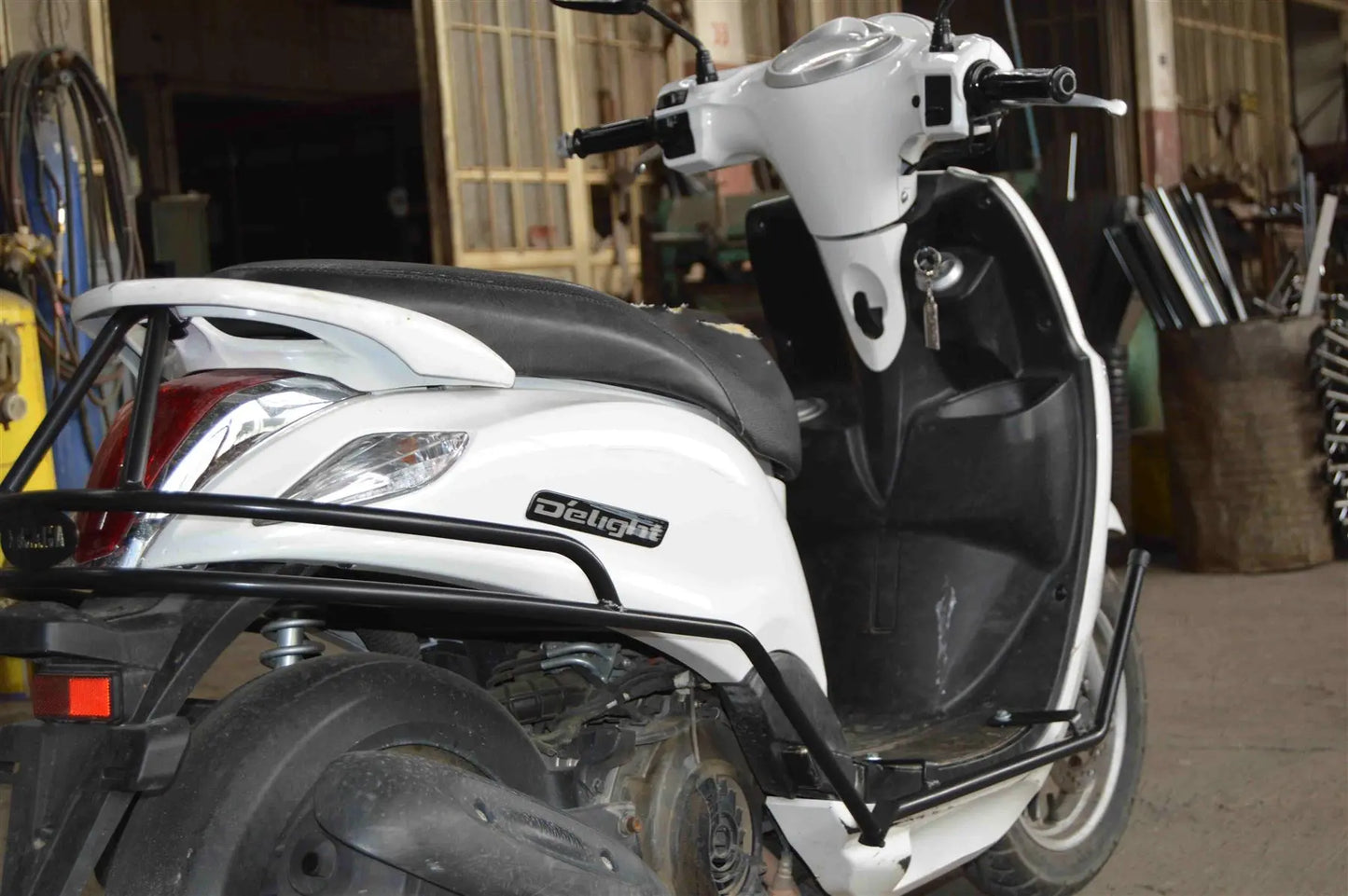 Yamaha Delight 115 crash bars full fairing guards 2013-2016