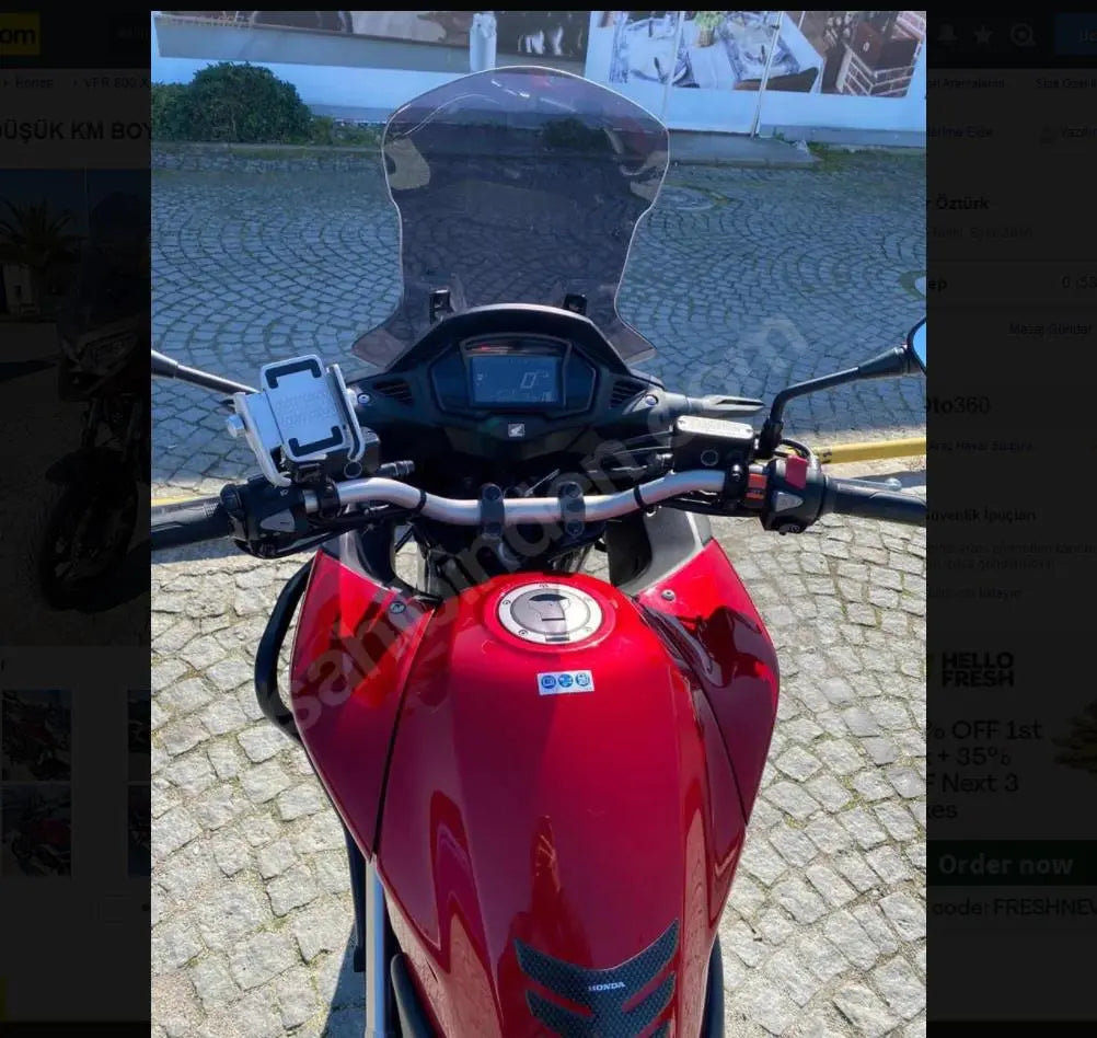 Windscreen for Honda VFR 800X Crossrunner smoke 2015-2016