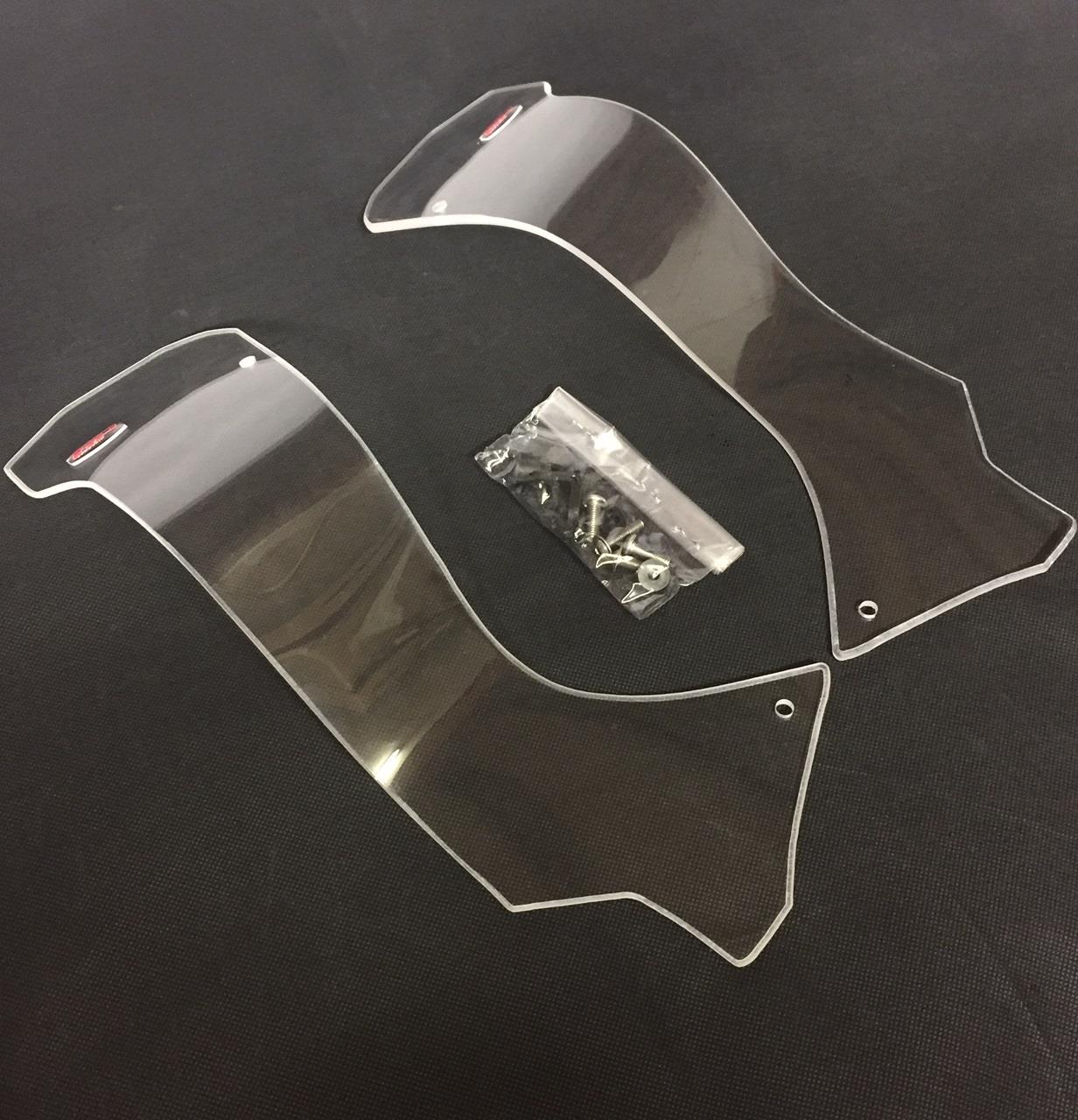 Honda CRF300 Rally side wind deflectors pair Clear 21-24