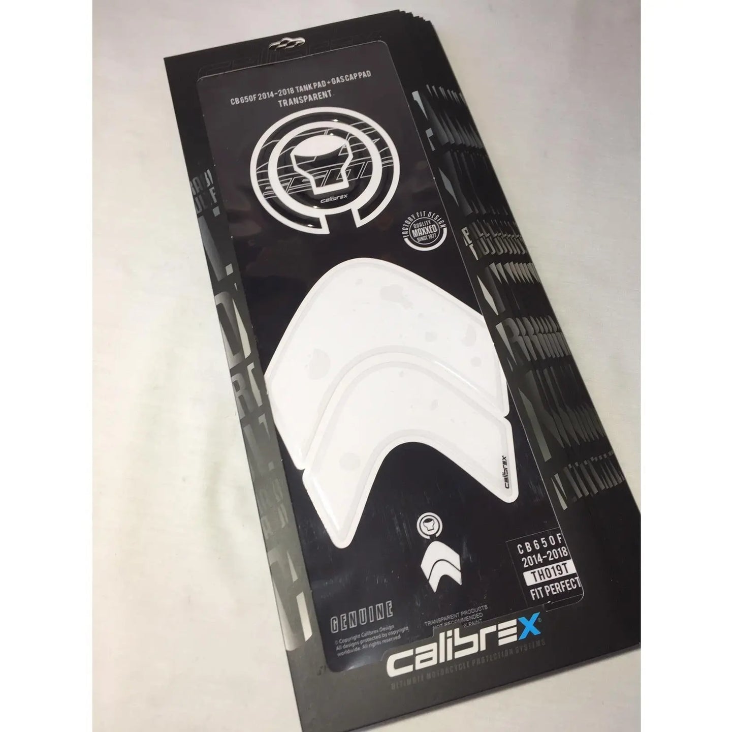 HONDA CB650F TANK PAD + FUEL CAP PAD SET TRANSPARENT 2014-2019