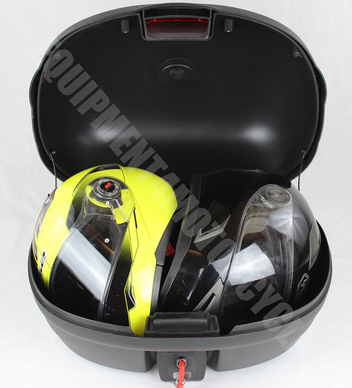 TOP BOX CASE 46L fits 2 full face helmets with extra luggage grill European made