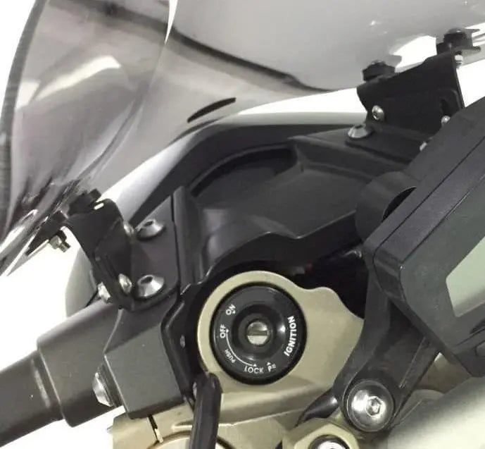 Yamaha MT09 windscreen 34 cm dark smoke 13-16