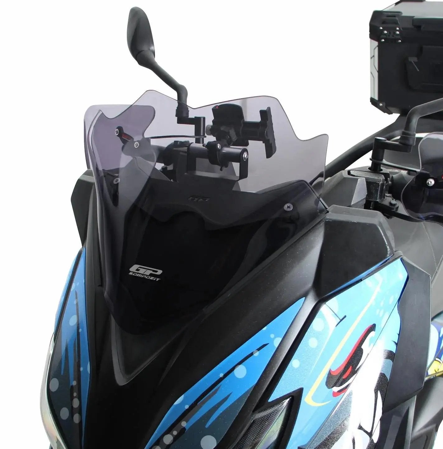 Yamaha X-Max 125/250/400 windscreen 2014-2017 smoke
