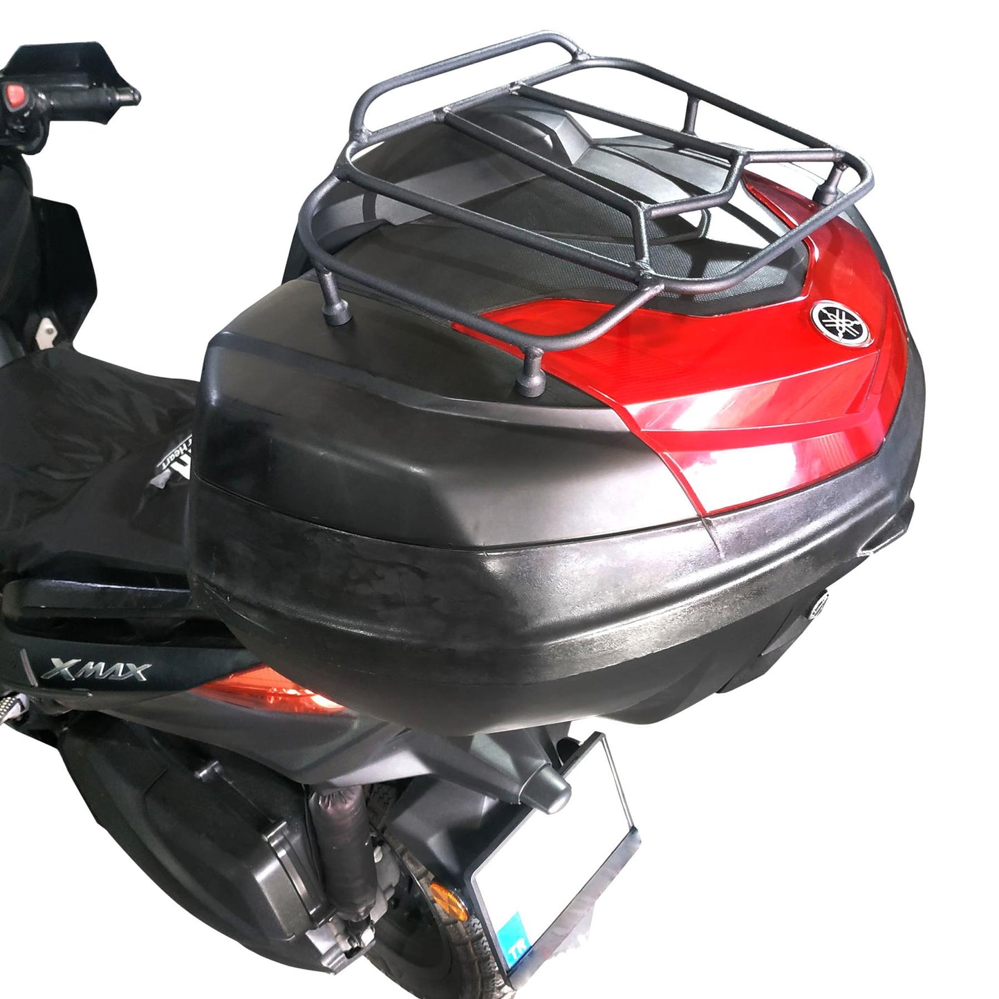 Metal top rack for top box compatible with Yamaha genuine 50 LT top box
