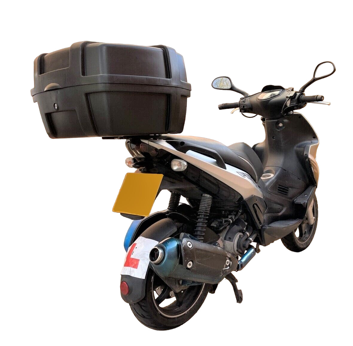 Topbox for motorcycle 52 LT universal DIRECT INSTALLATION WITHOUT FITTING PLATE