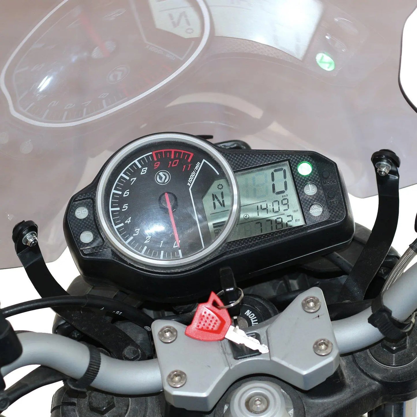 SYM Wolf SB 125 250 windscreen 49 cm clear 2011-2020