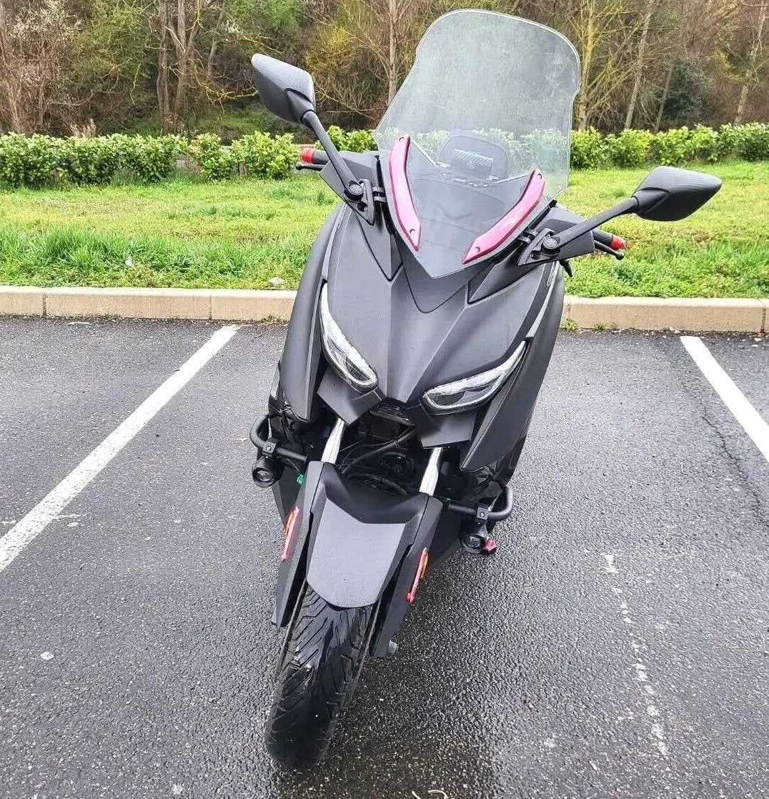 Crash Bar Pour Yamaha XMAX 300 (2018-2023) - Protection Moteur Et Carénage - Installation Sans Perçage - En Acier Noir