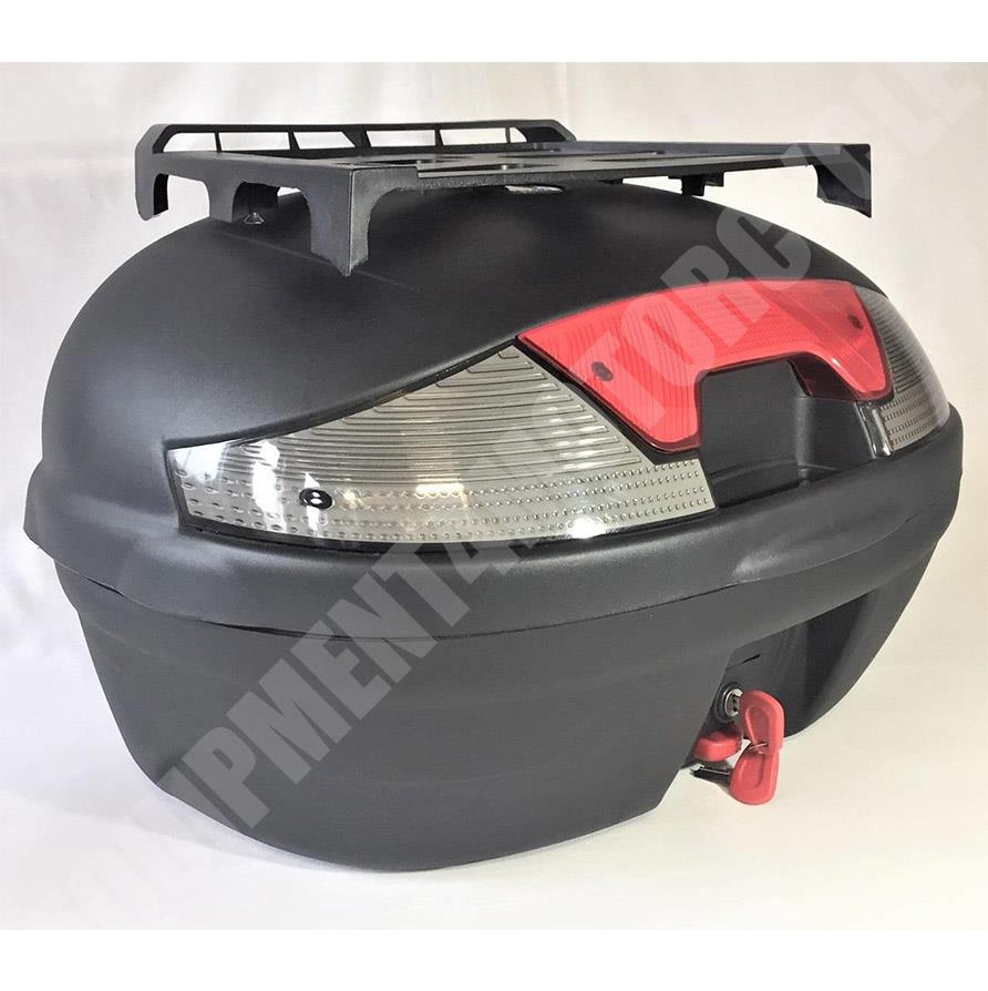 TOP BOX CASE 46L fits 2 full face helmets with extra luggage grill European made