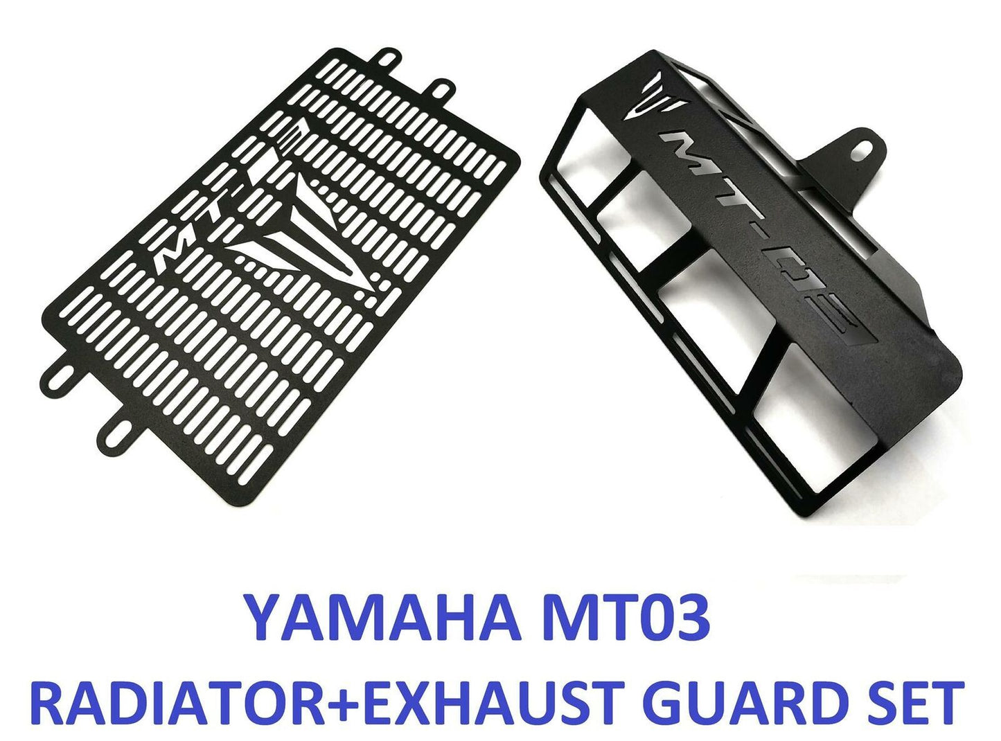 Radiator+Exhaust Guard Set Fits Yamaha MT03 2016-2024