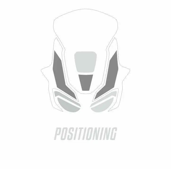 HONDA AFRICA TWIN RED FRONT FAIRING PROTECTION CALIBREX DESIGN