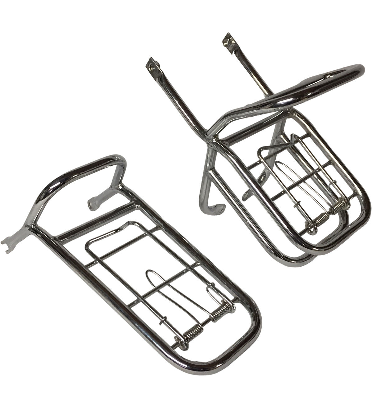 Honda Cub C90/C70/C50 rear and middle racks pair chrome coated 83-02