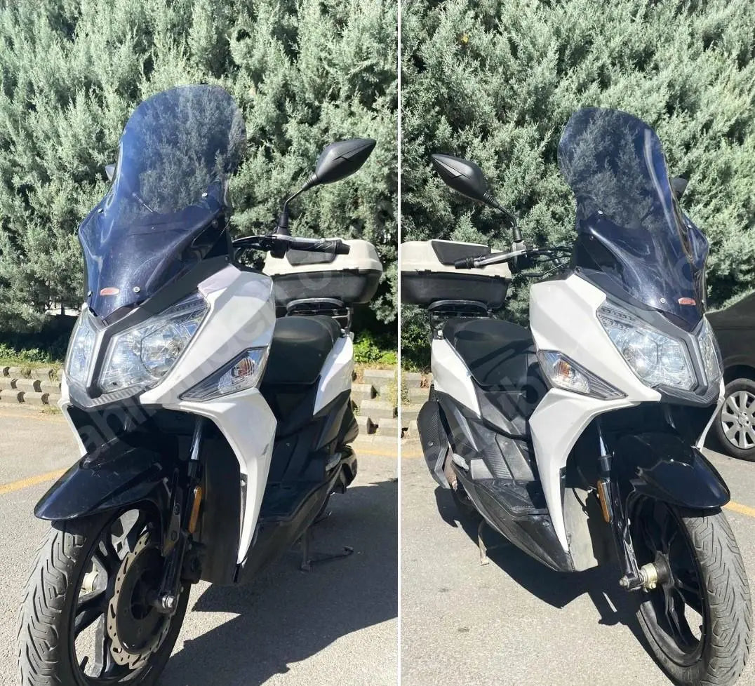 SYM JET14  windscreen 50/125/200 smoke 65 cm 2017-2024