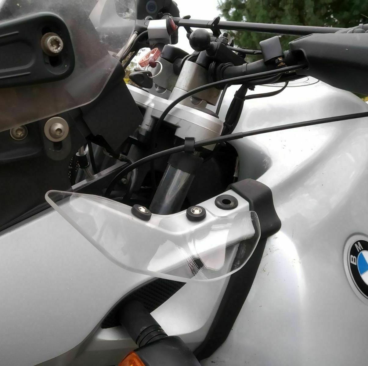 BMW R1150GS side wind deflector pair clear 99-05