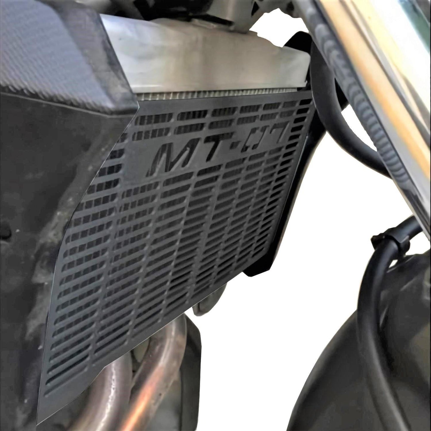 Yamaha MT07 radiator guard aluminum 14-23