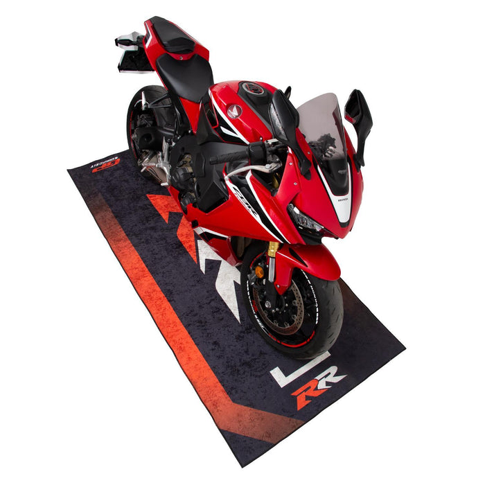Honda RR Motorcycle Workshop Mat Garage Floor Rug 220x100cm