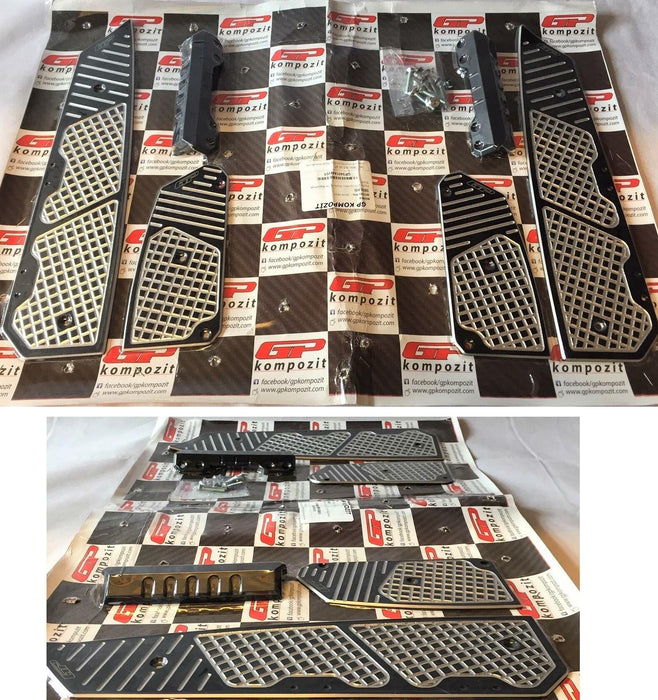 Honda Forza 350 footrest mats floorboards plate pads mats pair 2021-23