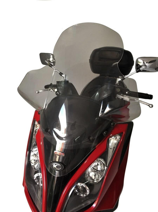 Kymco Downtown Windscreen 125i/300i 79 cm 2009-2014 covers hands