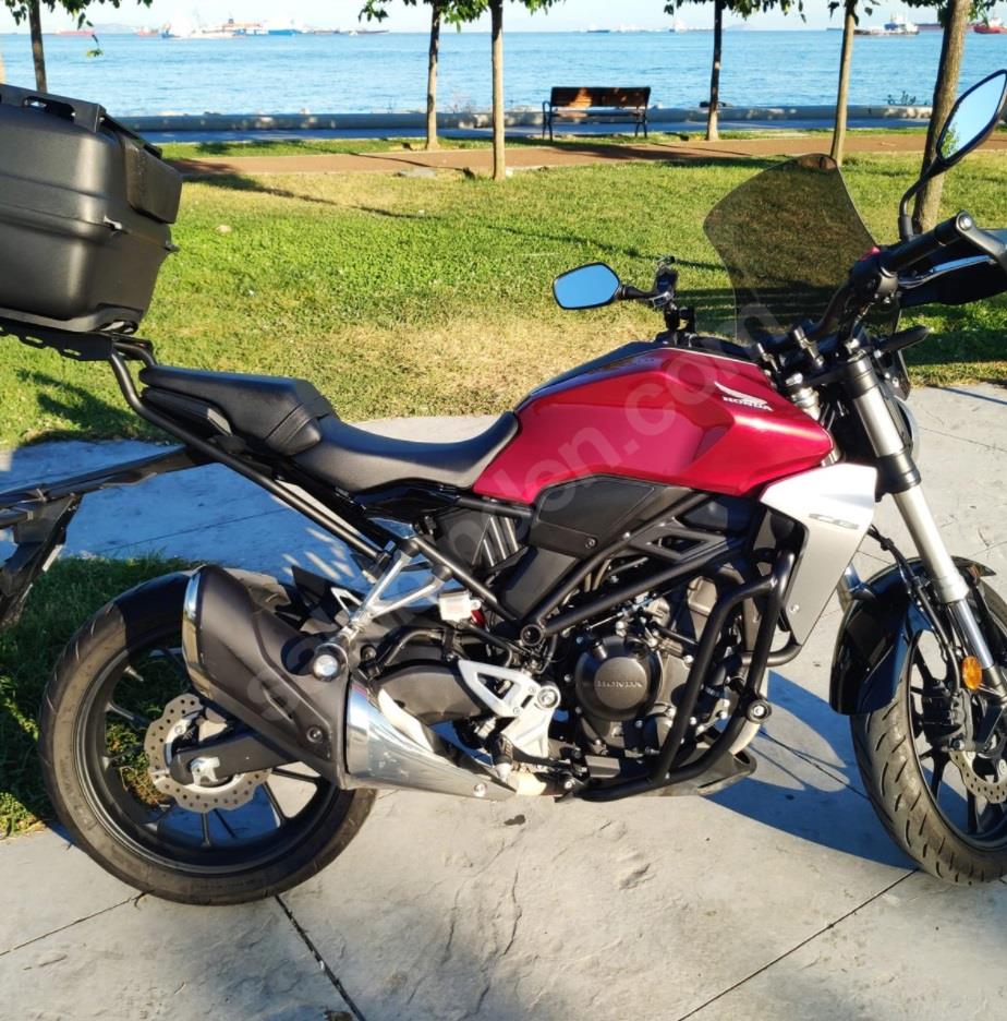 Honda CB300R exhaust guard slider protector - Equipment4motorcycle