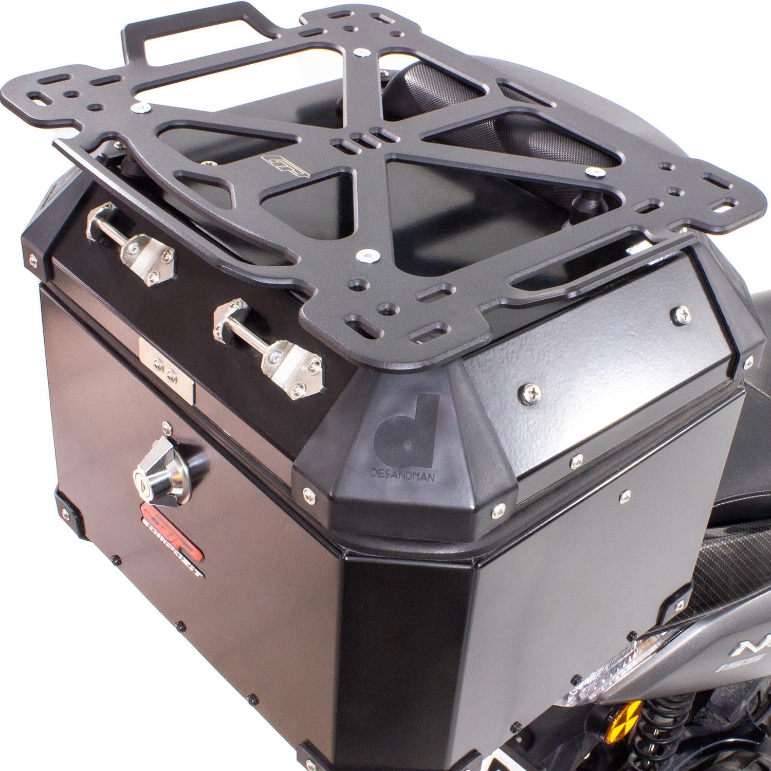 Motorcycle metal top box rack luggage rack extra carrier shelf for top