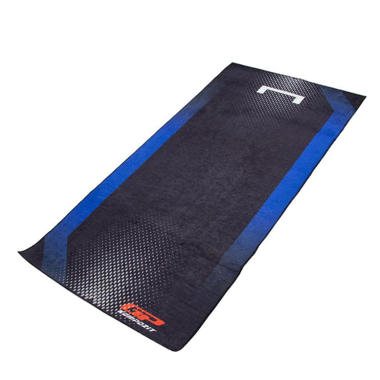 Motorcycle Workshop Mat Garage Floor Rug 220x100cm Black-Blue - Equipment4motorcycle